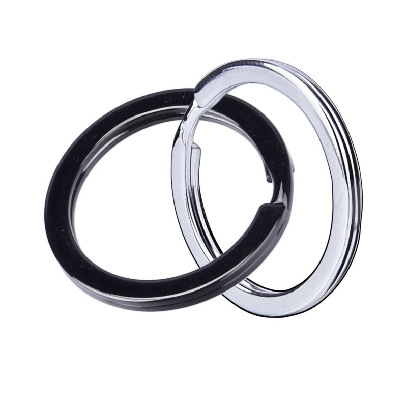 Sunmns 1.2 Inch Flat Key Chain Ring Colorful Metal Split Keychain Rings for Car Home Keys Organization, Arts Crafts, 36 Pieces - Image 4